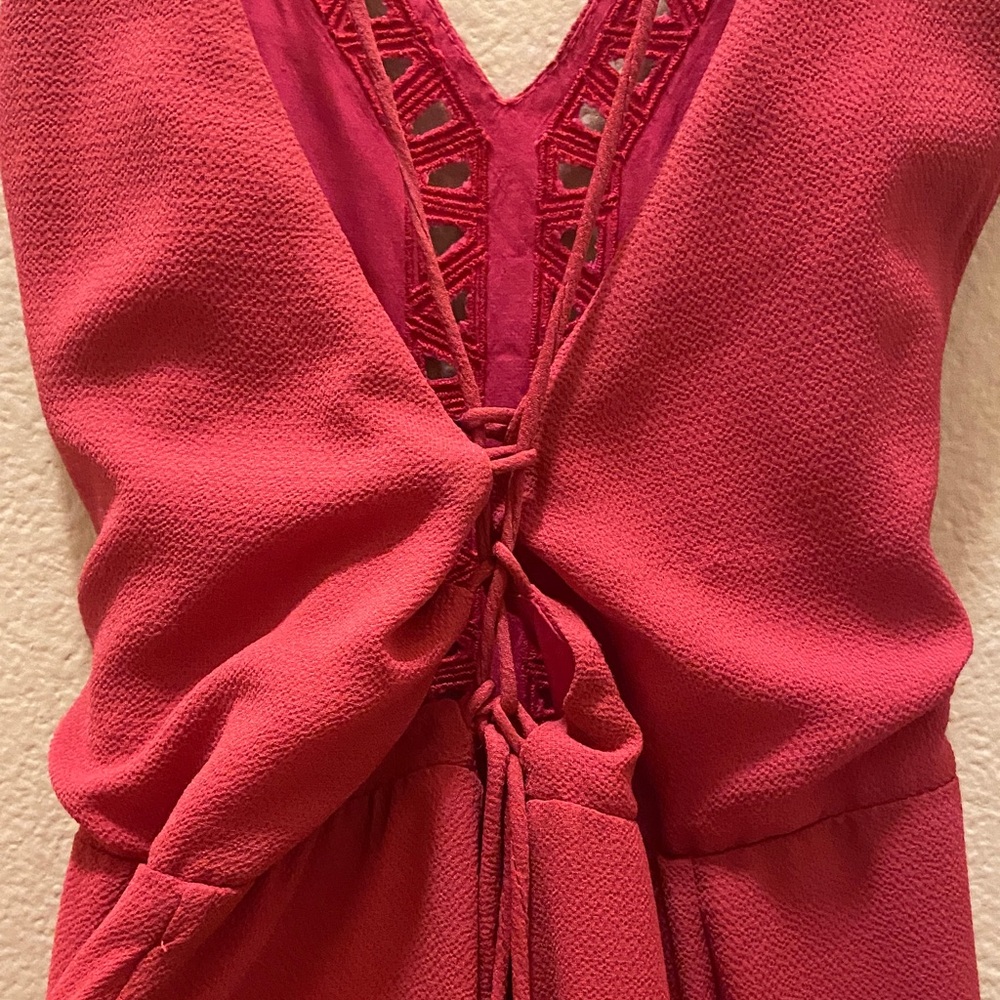 Pink Lush lace back jump suit - Picture 5 of 6